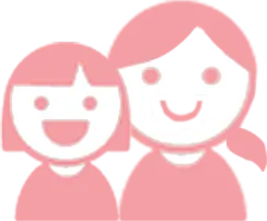 親子のイラスト