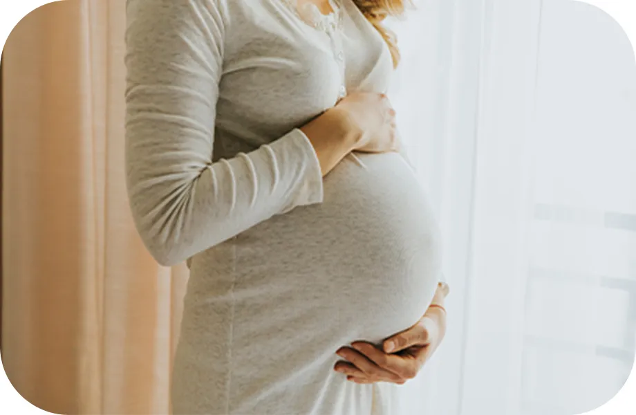 妊娠中の女性